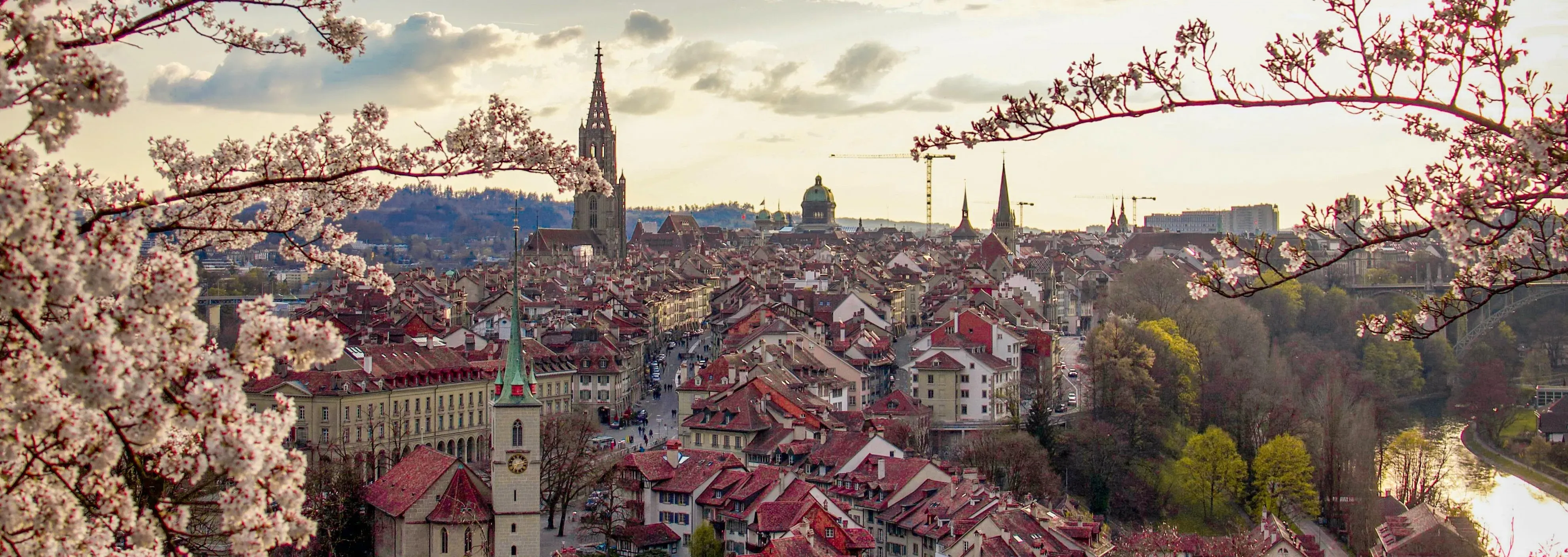 Karte der Liefergebiete von BernBlueme.ch – Blumenversand Bern und Umgebung